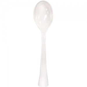 Pearl Premium Plastic Soup Spoons 48 Count (Case Qty: 1152)