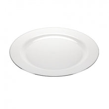 Magnificence - 9" Pearl Plate - Silver Edge - 10 Count (Case Qty: 120)