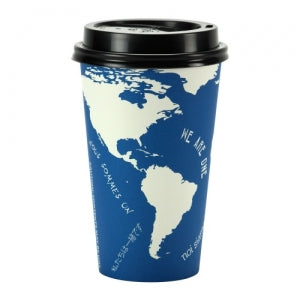 World - 16 oz. Hot Cup with Lid (Case Qty: 384)