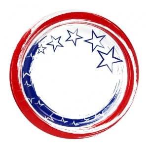 Stars 'N Stripes 8.625" Paper Plate 48 Count (Case Qty: 576)