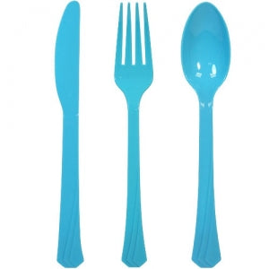 Island Blue Heavyweight Cutlery Combo 24 Count (Case Qty: 576)