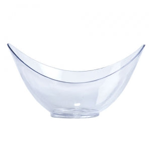 Mini Clear Plastic Oval Bowl (Case Qty: 288)