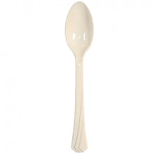 Ivory Heavyweight Plastic Teaspoon 51 Count (Case Qty: 1224)