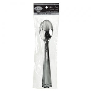 Serving Set - Fork & Spoon - Polished Silver (Case Qty: 72)
