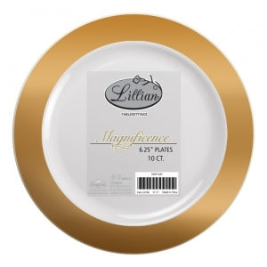 Magnificence - Solid Gold - 6.25" Plate (Case Qty: 120)