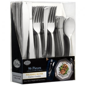Cutlery - Polished Silver - Combo Cutlery - Acetate Box (Case Qty: 576)