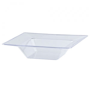Squares - Clear 5 oz. Square Plastic Dinner Bowls (Case Qty: 120)