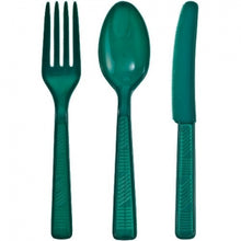 Hunter Green Combo Cutlery 48 Count (Case Qty: 2304)