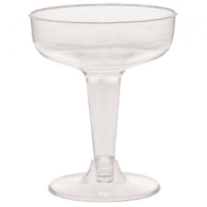 Heavyweight Plastic 4 oz. 2-Piece Champagne Cup (Case Qty: 500)