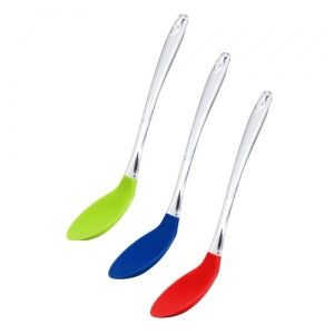 Silicone - Serving Spoon - 3 Assorted Colors (Case Qty: 24)