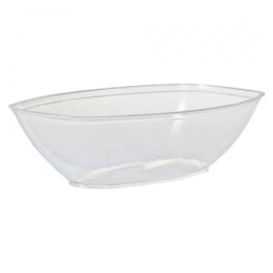 Luau - 80 oz. Oval Bowl - Clear (Case Qty: 24)