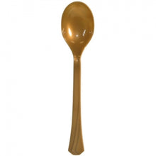 Gold Heavyweight Plastic Soupspoon 51 Count (Case Qty: 1224)