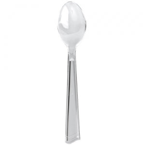 Clear Plastic Serving Spoon 144 Count (Case Qty: 144)