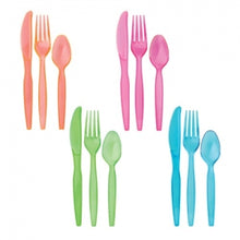 Combo Cutlery Neon Mix - 96 Count (Case Qty: 3840)
