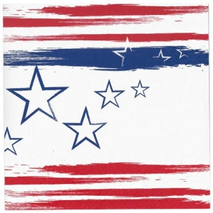 Stars N Stripes Luncheon Napkin 40 Count (Case Qty: 1440)