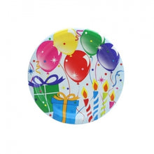 Birthday Balloons - 7" Paper Plates - 36 Count (Case Qty: 1296)