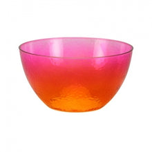 Neon - Pebbled - 60 oz. Plastic Bowl - Pink/Orange (Case Qty: 24)