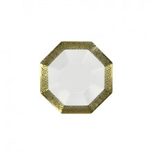 Lacetagon - 5 oz. Pearl Bowl - Gold Rim - 10 Count (Case Qty: 120)