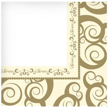 Gold Medley Lunch Napkin 40 Count (Case Qty: 1440)